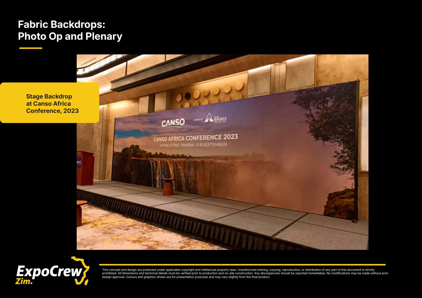 Photo Op and Plenary Backdrops